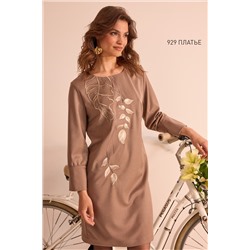 NiV NiV fashion 929 коричнево-бежевый, Платье