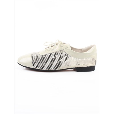 03-H17C-30NX LT. BEIGE Полуботинки женские (натуральная кожа)