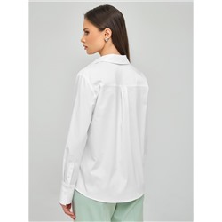Блузка белая с длинным рукавом