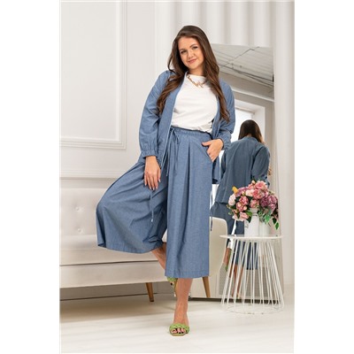 Юбка-Брюки ТЮ-17 синий