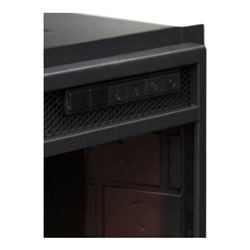 Электроочаг Sparta, 25.5", 2000 Вт, LED-подсветка, 2 режима обогрева, звук потрескивания