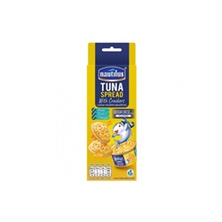 Паста из тунца с крекерами со вкусом сыра Чеддер Nautilus Tuna spread with crackers Cheddar Cheese 85 гр