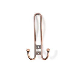 Крючок мебельный ТУНДРА TKT002 LIGHT, трехрожковый, медь