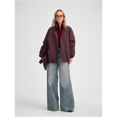 Куртка женская винный
