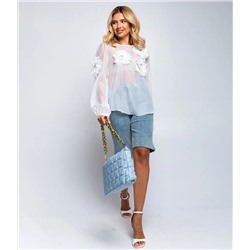 Блуза #КТ3196, белый