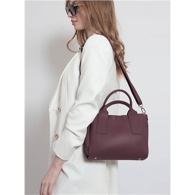 Женская кожаная сумка Richet 3101LN 806 Бордовый