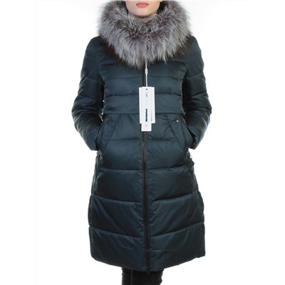 352 DK. GRAY Пальто зимнее с чернобуркой OMMEITT