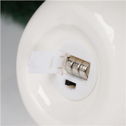 Фигурка Снеговик с подсветкой 19 см новогодний / YZ21630 /уп 24/LED