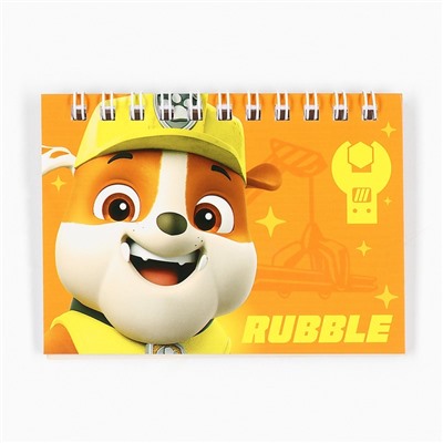 Блокнот А7, 28 л., набор 4 шт., «Щенячий патруль»