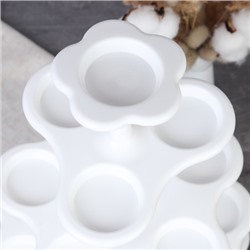 Подставка для пирожных капкейков 5-ти ярусная пластик / P5X /уп 24/31х31х45 см/на ножке