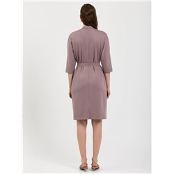 Платье трикотажное с брошкой