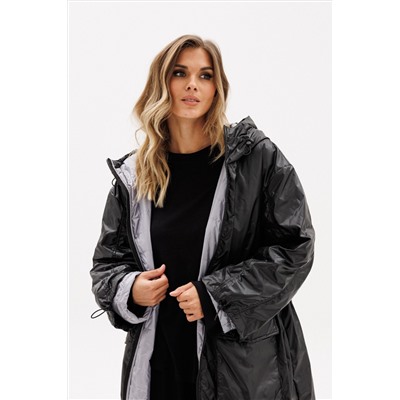 Пальто EOLA 2775 черный/серый