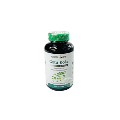 Фитокапсулы Готу Кола (Центелла азиатская) от Herbal One, Gotu Kola Leaf Extract, 60 капсул