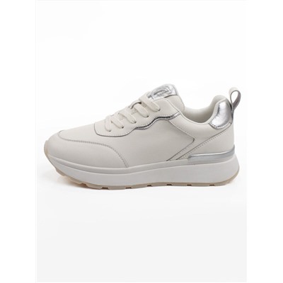 03-A9068-2 MILK Кроссовки женские (натуральная кожа)