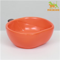 Миска керамическая для грызунов "Тыква" 10 х 10 х 4 см
