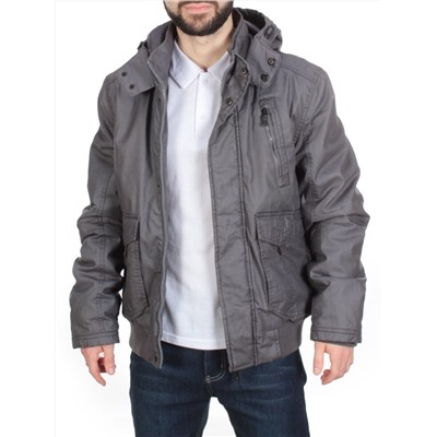 A4-1444 DARK GRAY Куртка мужская демисезонная (100 гр. синтепон)
