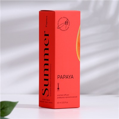 Диффузор ароматический,  Papaya, папайя, 60 мл