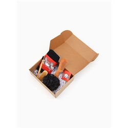 Набор подарочный «Этель. Настоящему мужчине», полотенце, щётка, расчёска