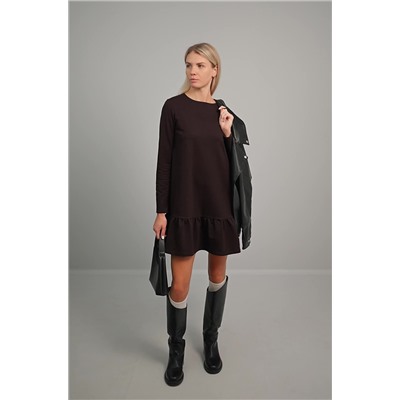 Женское платье - трапеция из футера Happyfox