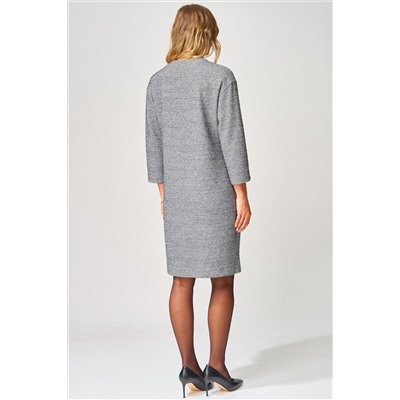 Laikony L-183 черно-белый, Платье