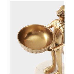 Конфетница «Заяц угощает», 20×25×47 см, алюминий