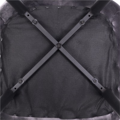 Стул барный SB-006 Темно-серый Velvet G062-40 / GBAR8060A-1 /уп 4/
