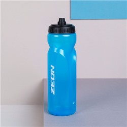 Бутылка для воды ZEON WB105 для активных видов спорта, пищевой hi-quality LDPE, 750ML цвет BLUE/уп100