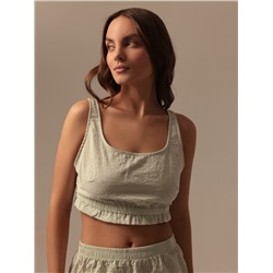 Топ домашний женский SL HOME Basic, зелёный