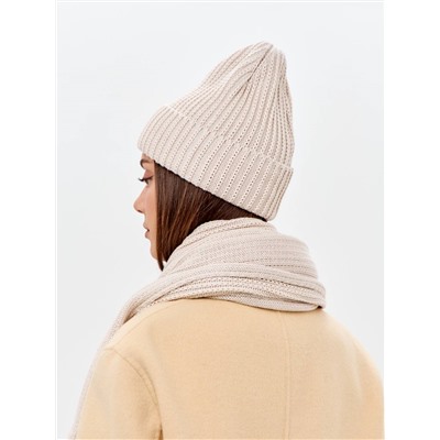 Шапка LEYA, Светлый беж