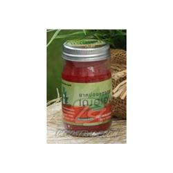 Красный тайский бальзам с экстрактом альпинии  галанга от Cher-Aim Brand, Red Balm, 65 гр