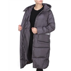 2115 DARK GRAY Пальто зимнее женское MELISACITI (200 гр. холлофайбера)