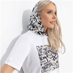 Футболка с капюшоном, Увлечена собой (графика)