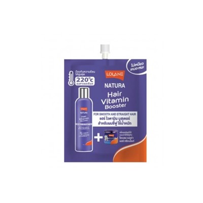 Витаминный бустер для выпрямления волос Lolane Natura Hair Vitamin Booster 20 мл