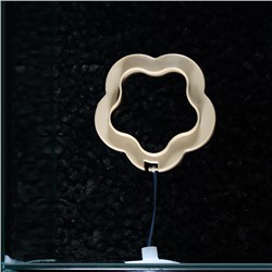 Кормушка для рыб плавающая, 7×7 см, серая