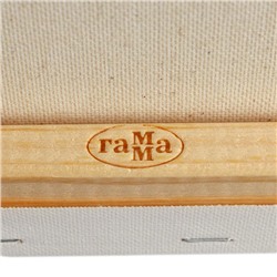 Холст на подрамнике «Гамма. Студия», хлопок 100%, 40×50×1.8 см, акриловый грунт, мелкозернистый, 280 г/м²