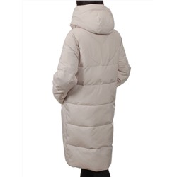 8825 LT. BEIGE Пальто зимнее женское (200 гр. холлофайбер)