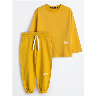 Фуфайка (футболка) с длинным рукавом+Брюки, Golden Rod 14-0951