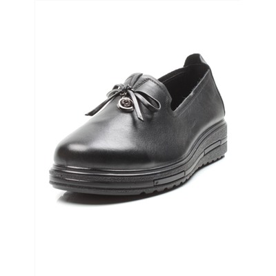 03-5071 BLACK Полуботинки женские (натуральная кожа)