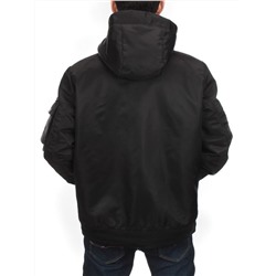 8734L BLACK Куртка мужская демисезонная (100 гр. синтепон)