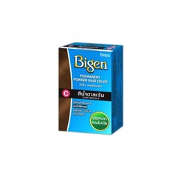Краска для волос без аммиака и перекиси Bigen C Dark Brown цвет С Темно-Коричневый 6гр