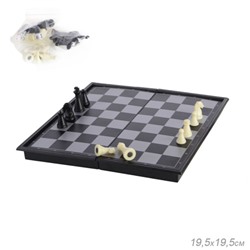Игра настольная 3 в 1: нарды, шахматы, шашки 19,5х19,5 / SL54810 /уп 72/144/магнитная доска