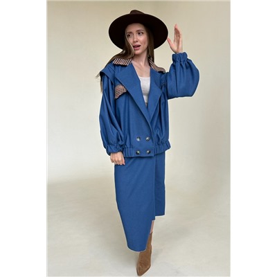 Жакет женский  DENIM075/01/Синий