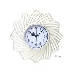 Часы настенные 25 см / 190-1 /уп 30/ микс