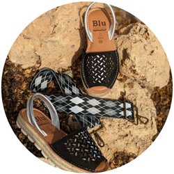 Avarca menorquina · 14426 negro+CINTURON BOLSOS (130)-20 (4) АКЦИЯ