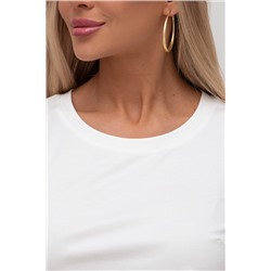 Белая блузка с рукавами-фонарики Элест №1