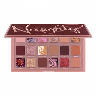 Тени для век Huda Beauty Naughty Nude Eyeshadow Palette 18 цветов