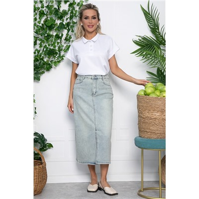 Юбка Мюнхен (голубо-зеленая) Ю13644-4М