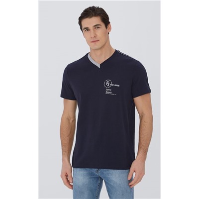 Футболка F911-06b-019 d.blue