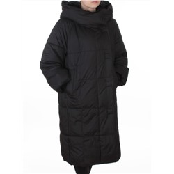 8892 BLACK Пальто зимнее женское (200 гр. холлофайбер)