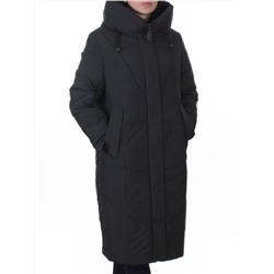 A616 DK. GRAY Пальто зимнее женское (верблюжья шерсть, +120 гр. холлофайбер)